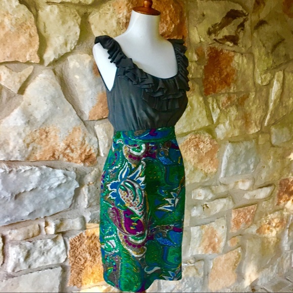 Anthropologie Dresses & Skirts - Anthropologie Maeve Silk and Corduroy Dress